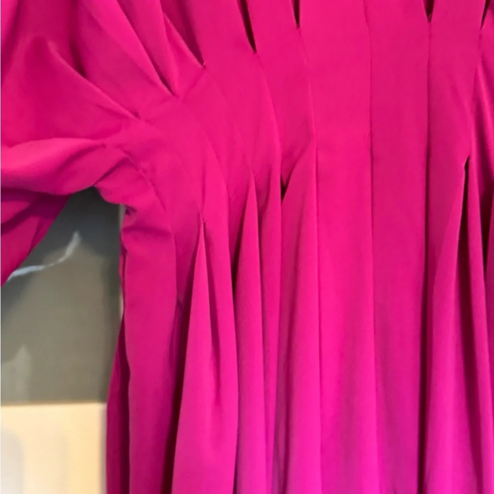 Beautiful Magenta Wide Leg Jumpsuit - Picture 9 of 16